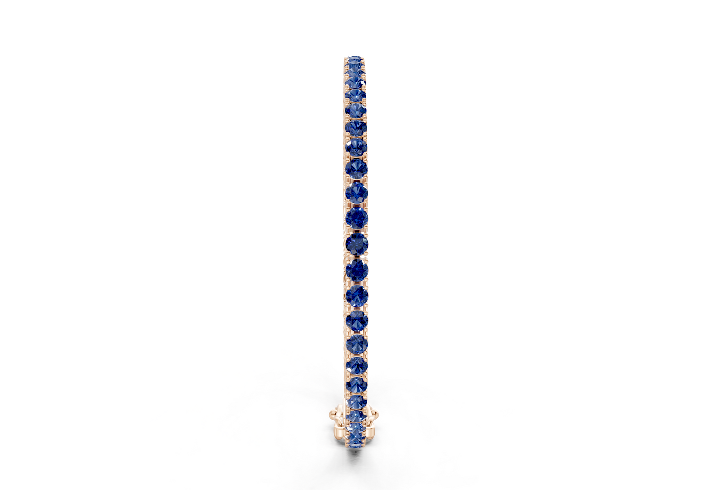 21 Ctw Classic Sapphire Gemstone Tennis Bracelet