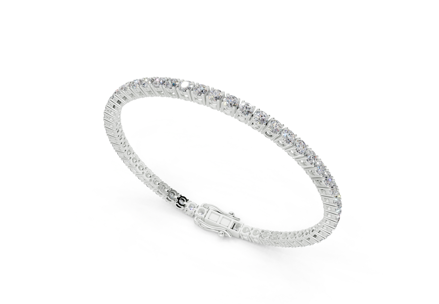 18 Ctw Classic Diamond Tennis Bracelet