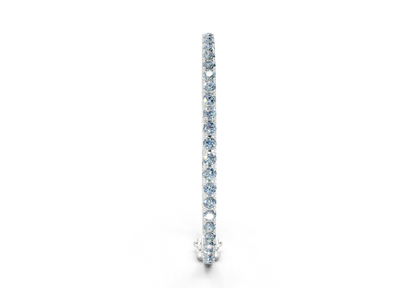 7 Ctw Classic Blue Diamond Tennis Bracelet