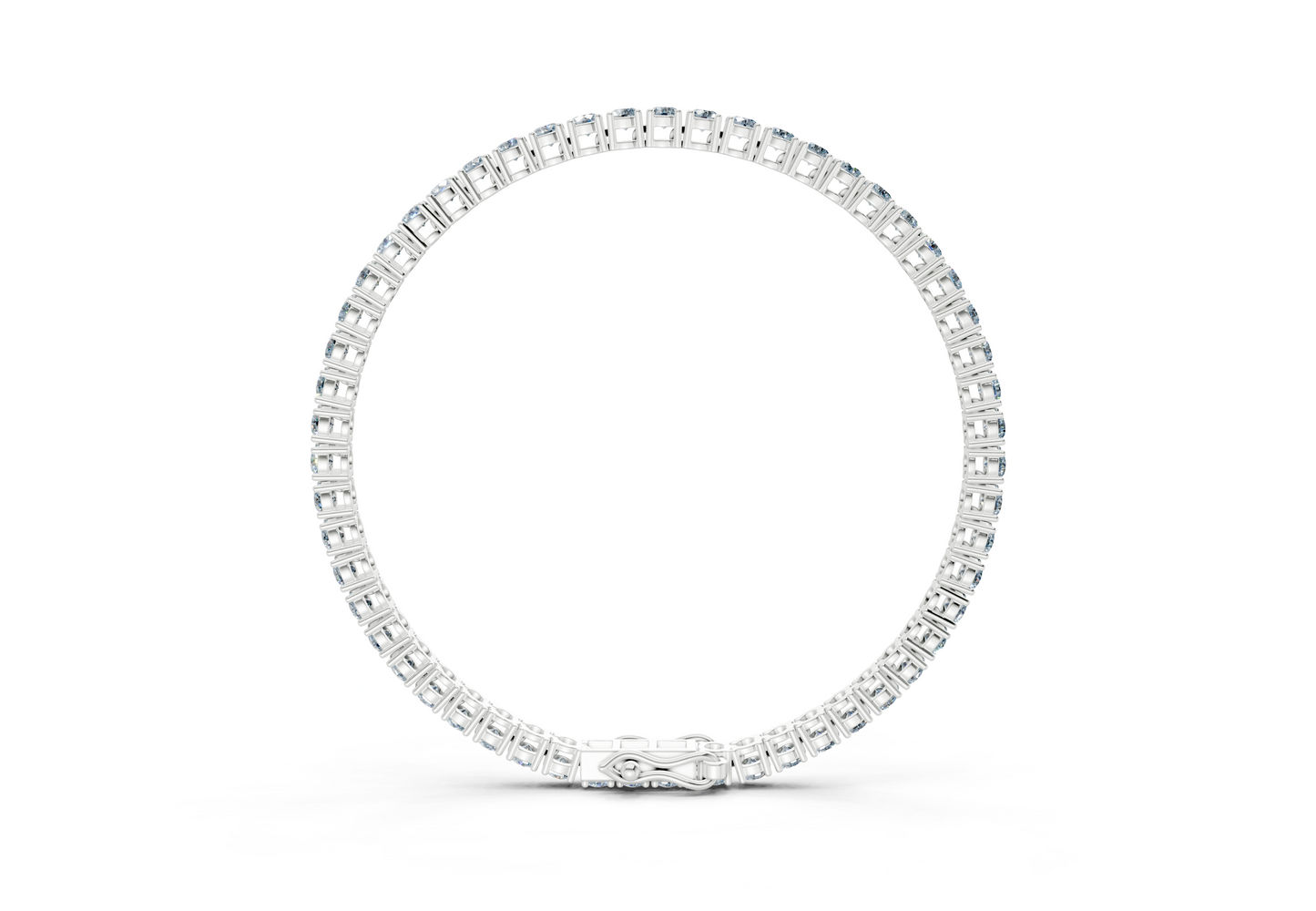 15 Ctw Classic Blue Diamond Tennis Bracelet