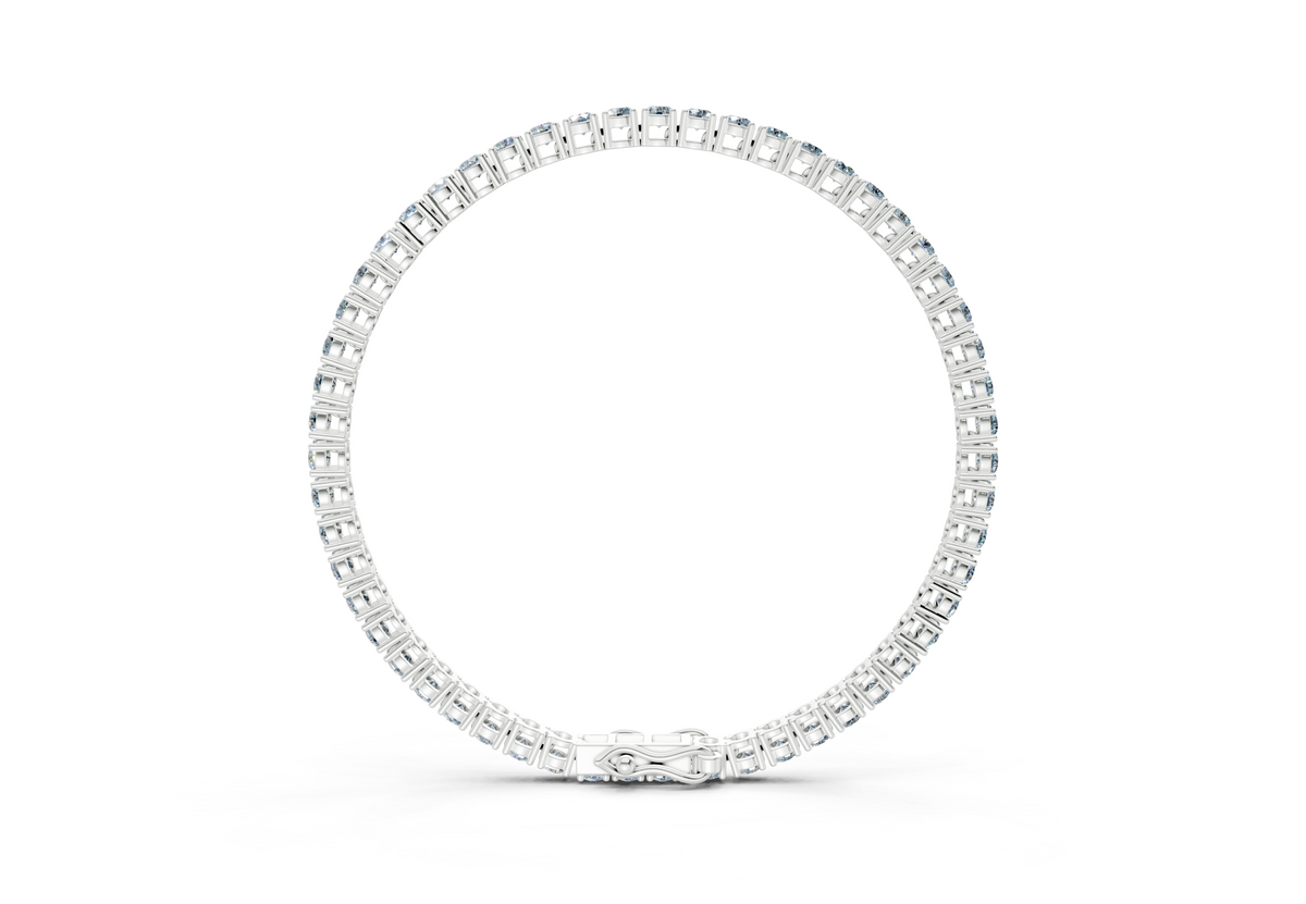3 Ctw Petite Classic Blue Diamond Tennis Bracelet