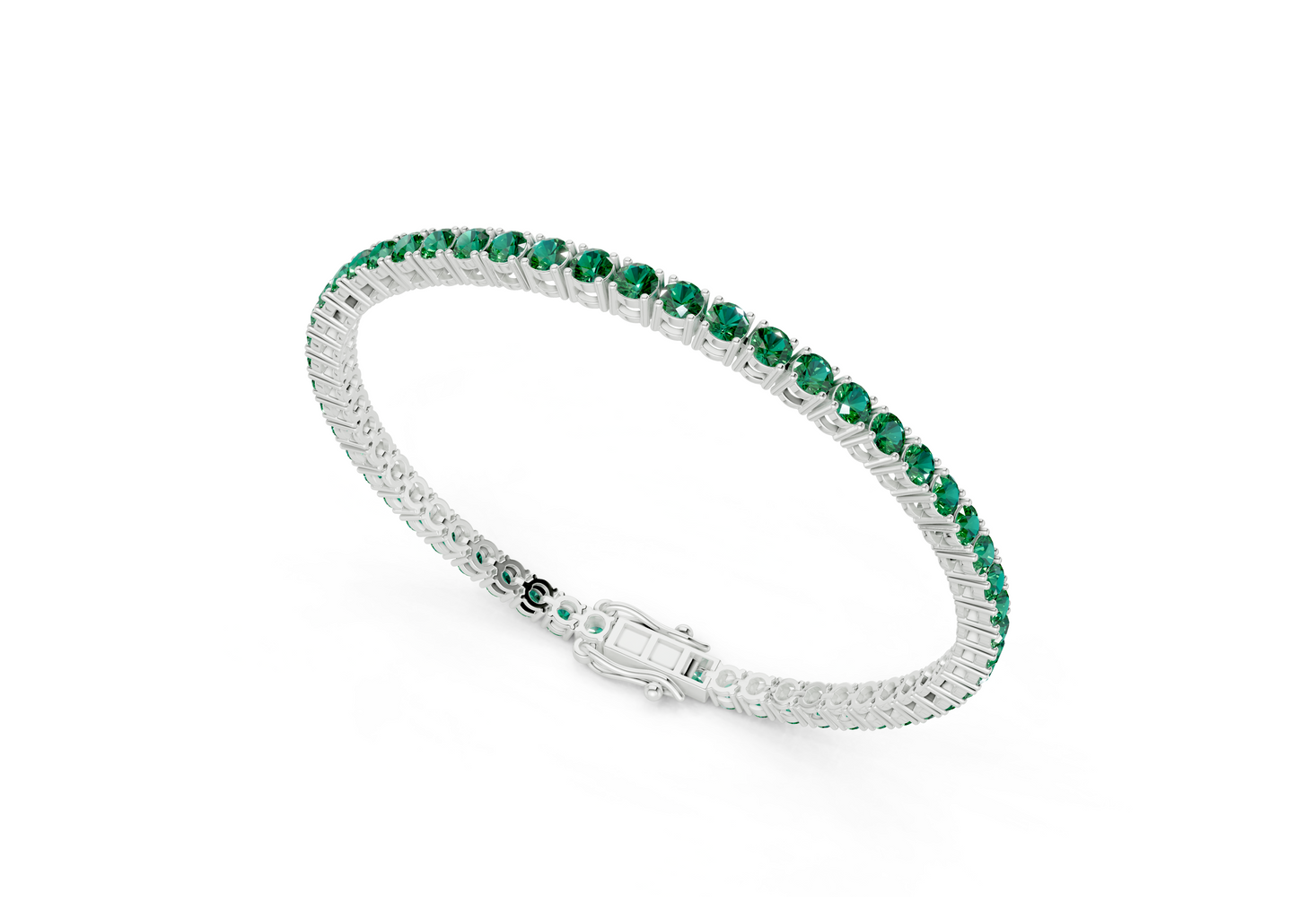 18 Ctw Classic Pink Diamond Tennis Bracelet
