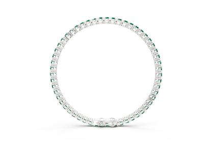 12 Ctw Classic Pink Diamond Tennis Bracelet