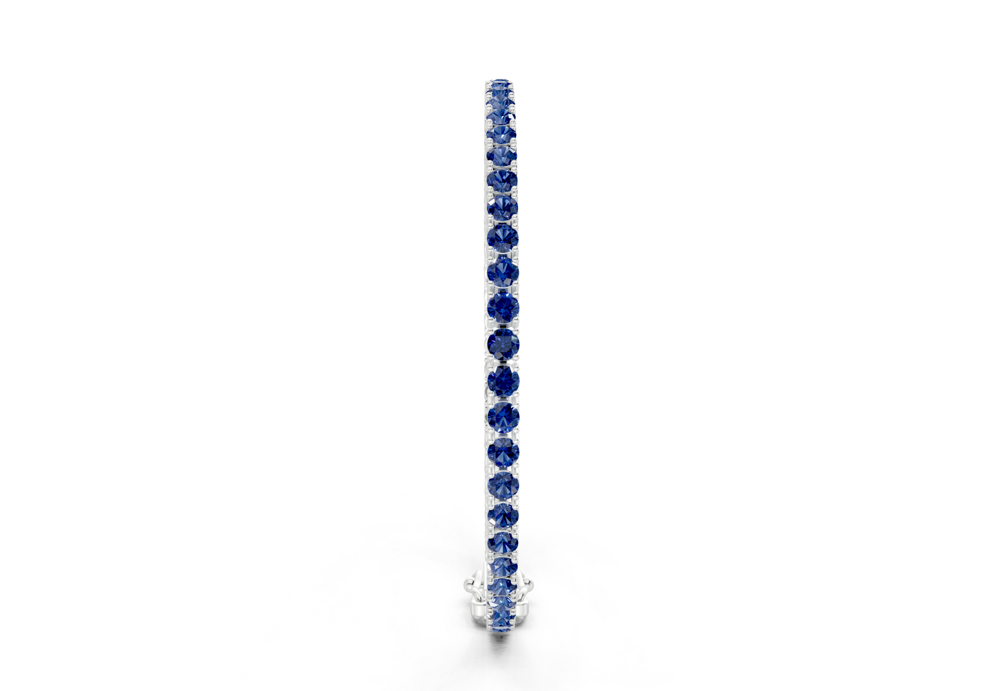 4 Ctw Petite Classic Sapphire Gemstone Tennis Bracelet