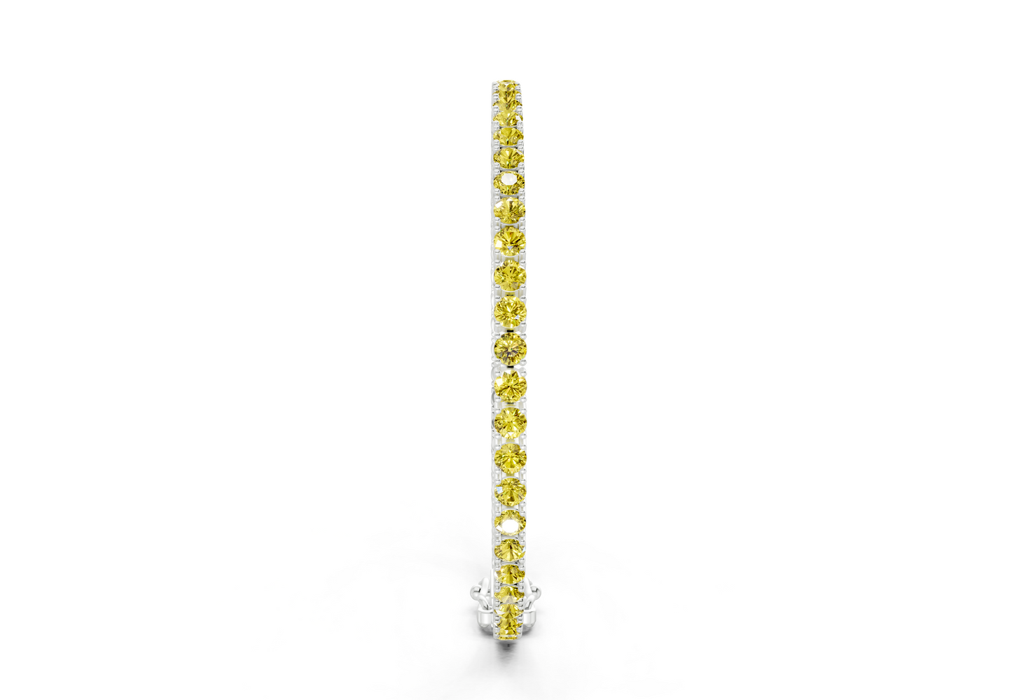 7 Ctw Classic Yellow Diamond Tennis Bracelet
