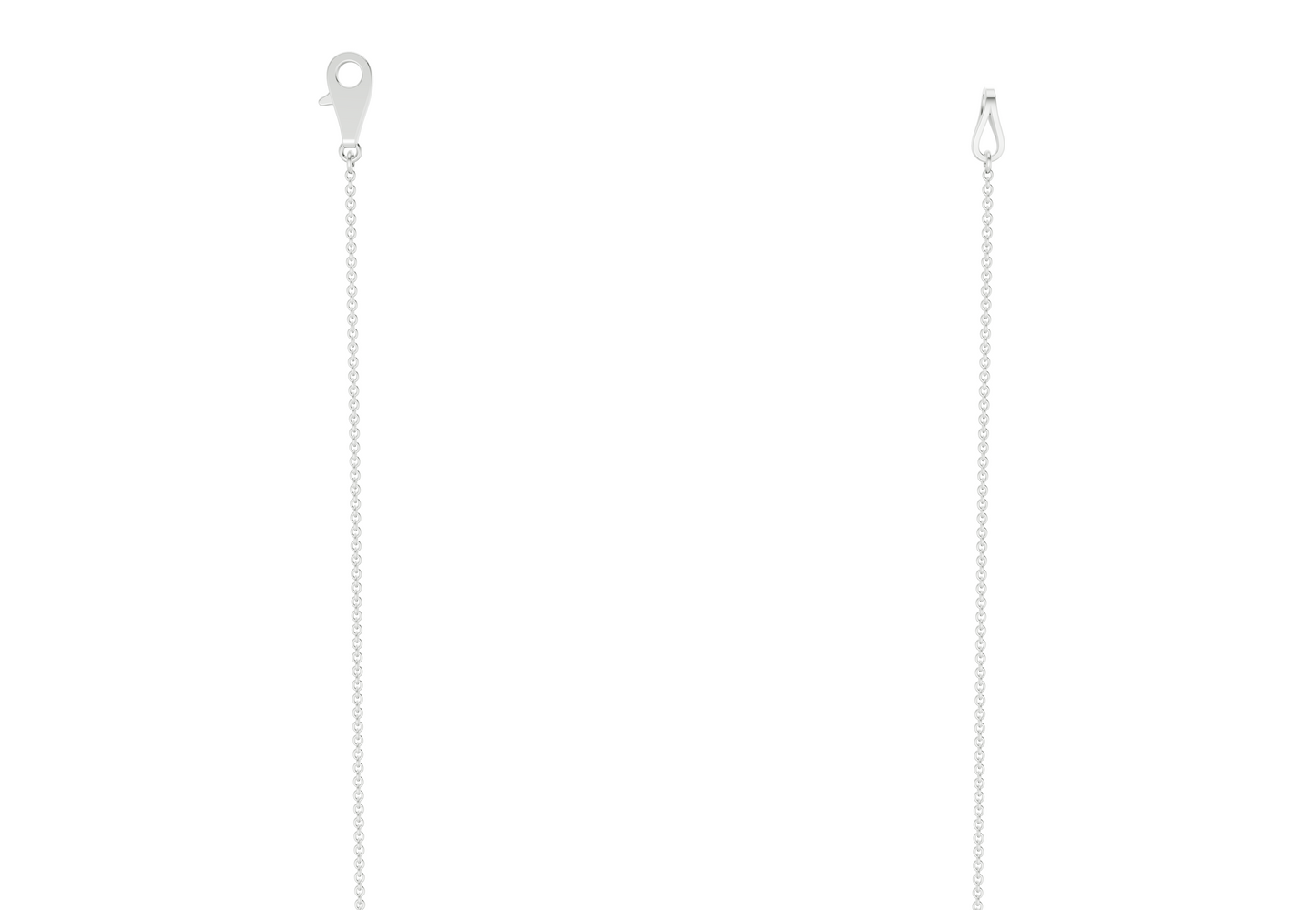 Tranquil Sapphire Gemstone Stationed Necklace ½ Carat Total Wt.
