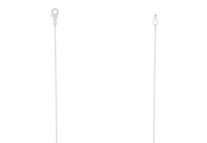 Tranquil Sapphire Gemstone Stationed Necklace ½ Carat Total Wt.