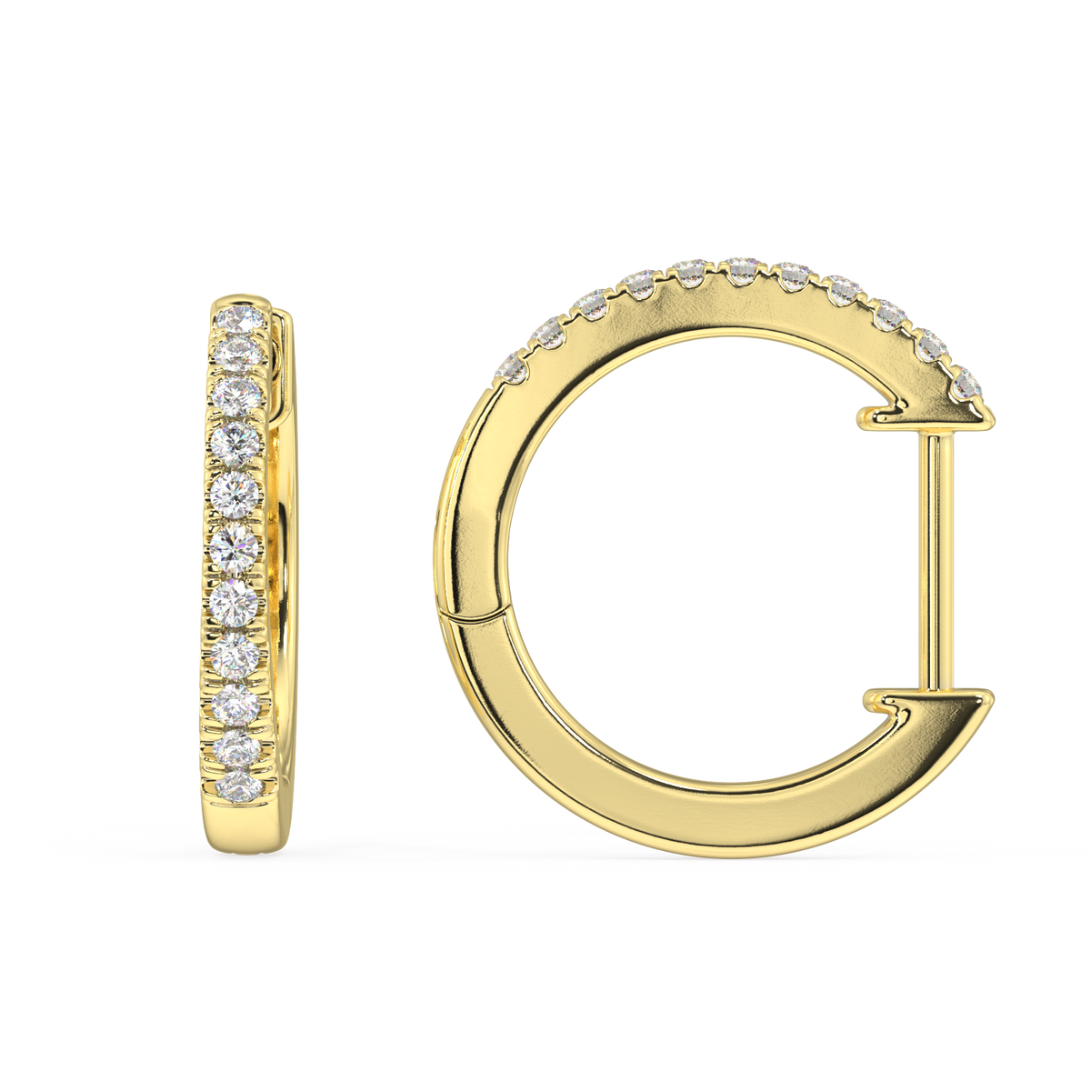 The Chic-a-go huggie hoops