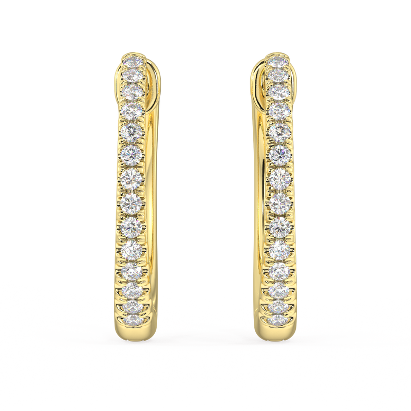 The Chic-a-go huggie hoops