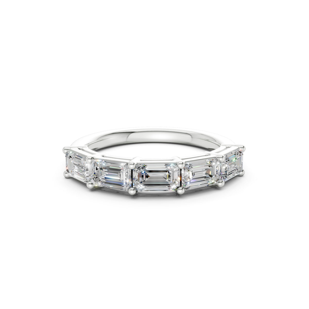 The Fifth Avenue Five — Emerald Cut Band (2ct TW)