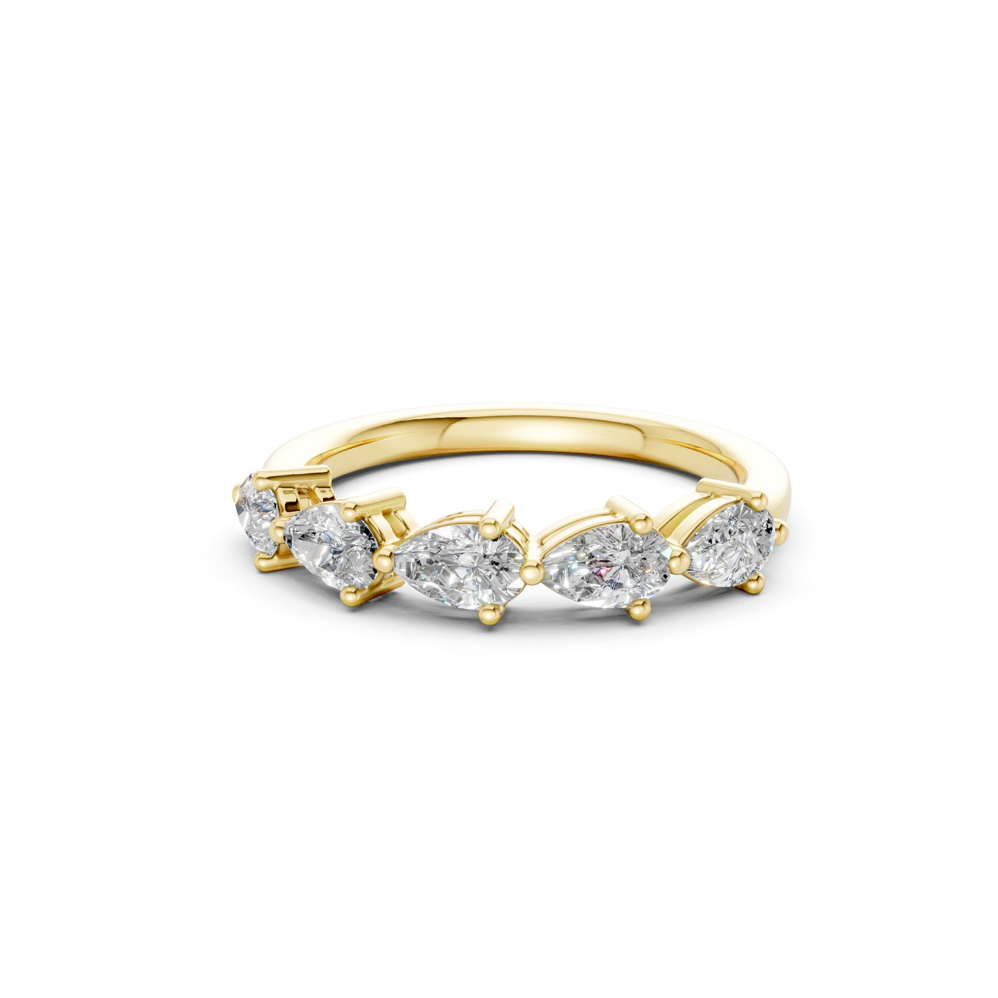 The Fifth Avenue Five — Pear Cut Band (2ct TW)