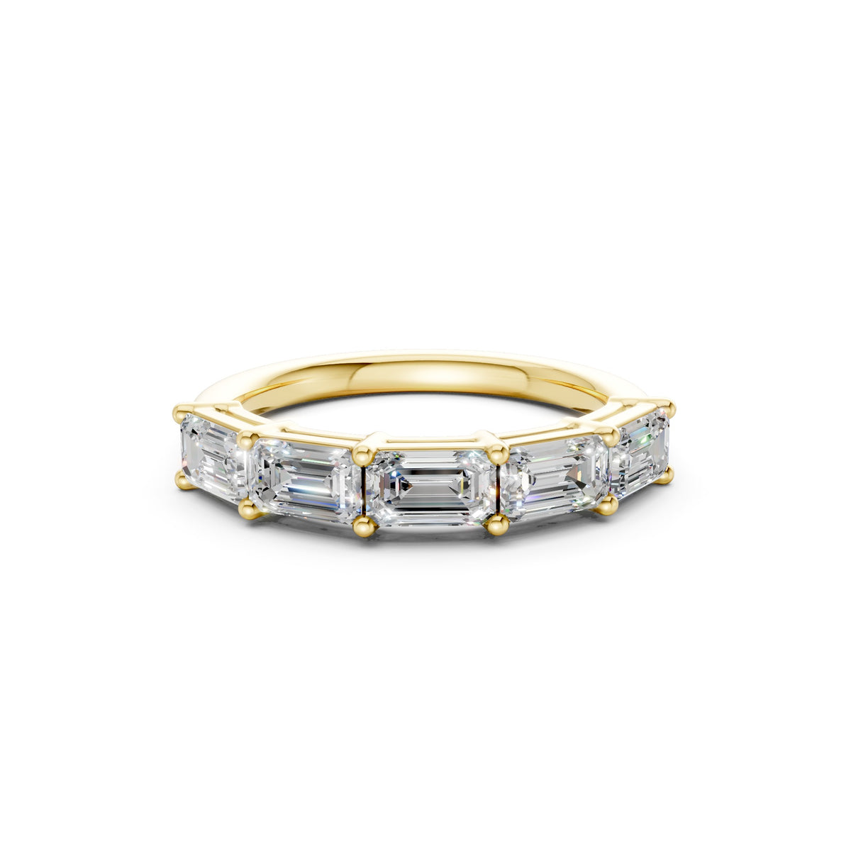 The Fifth Avenue Five — Emerald Cut Band (2ct TW)