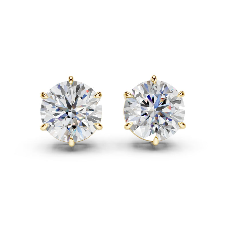 Vienna Classic Diamond Round Cut Studs