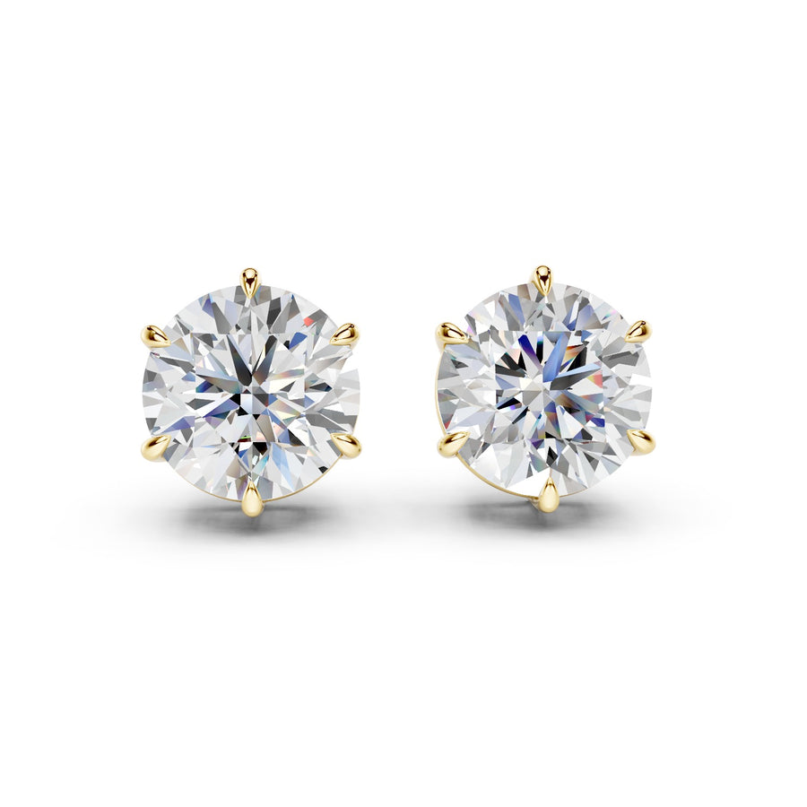 Vienna Classic Diamond Round Cut Studs