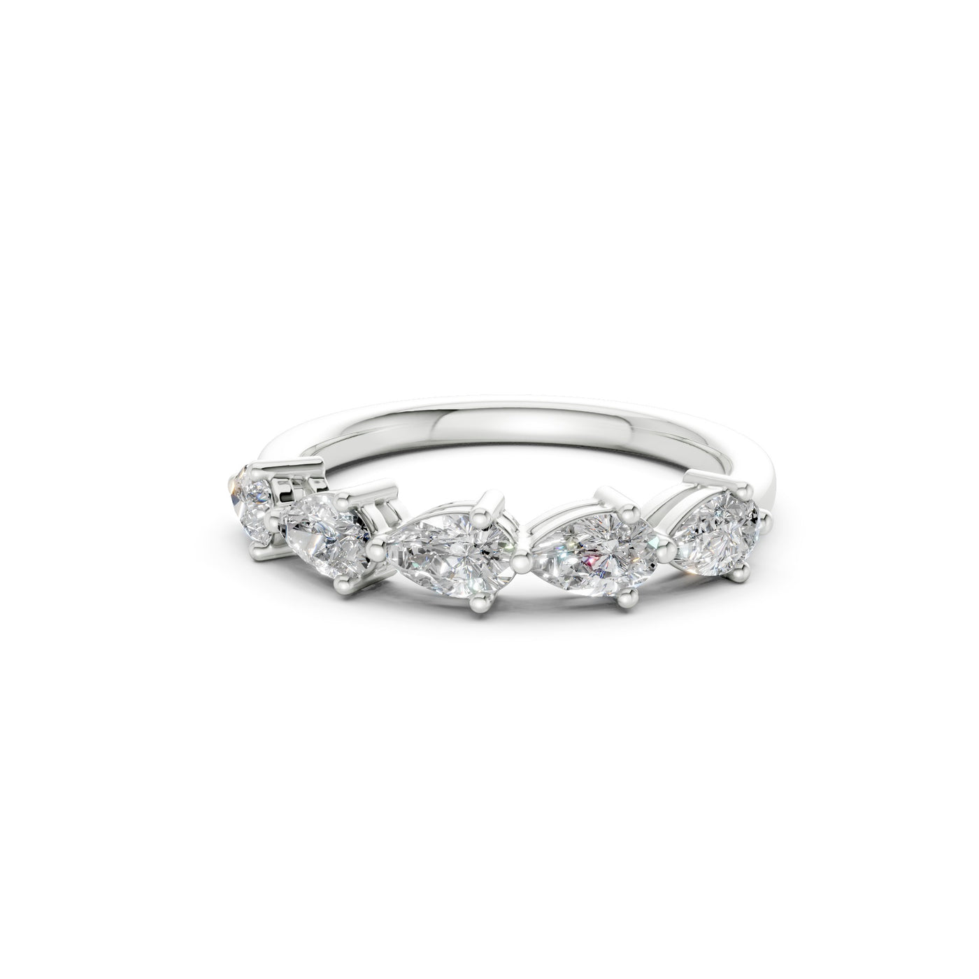 The Fifth Avenue Five — Pear Cut Band (2ct TW)
