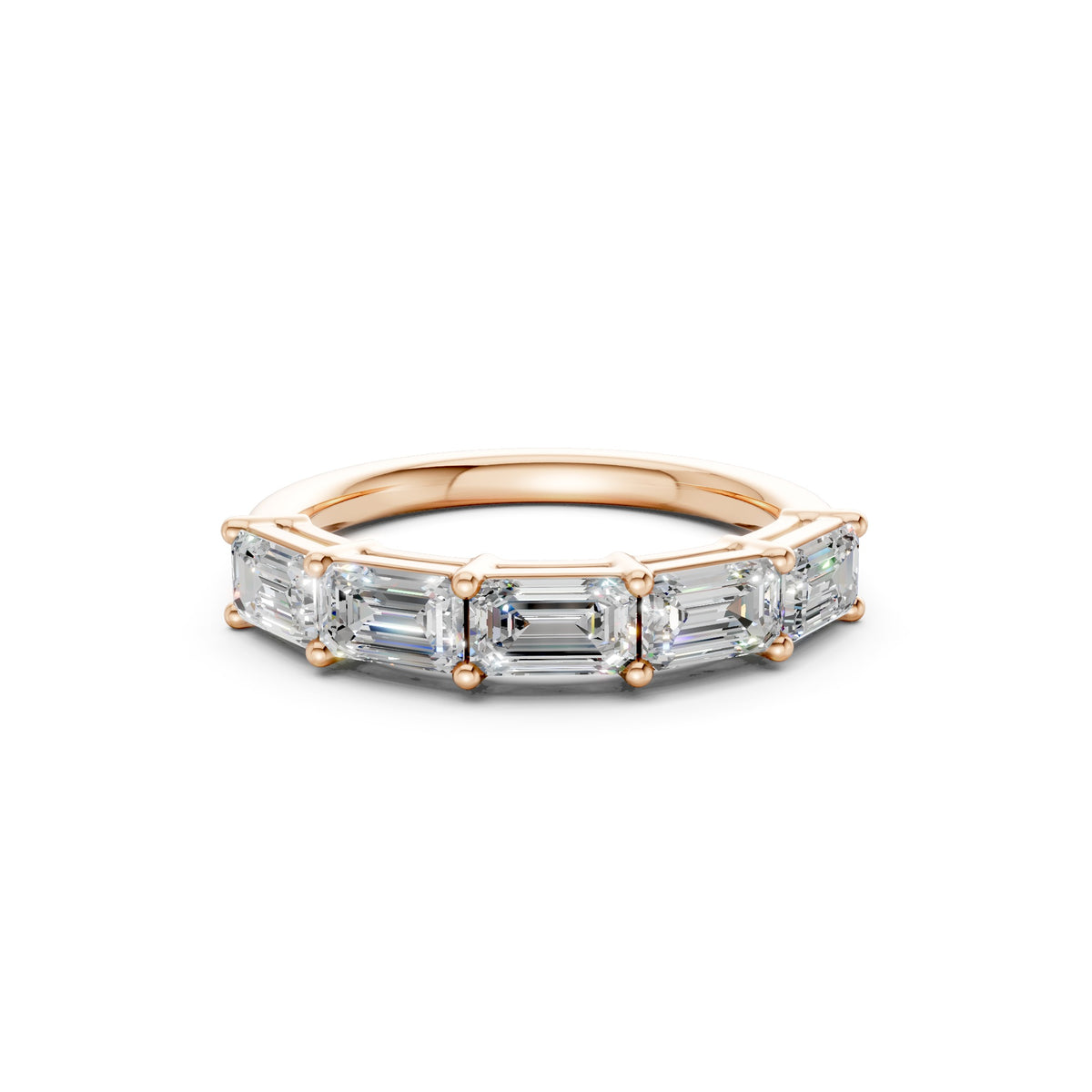 The Fifth Avenue Five — Emerald Cut Band (2ct TW)