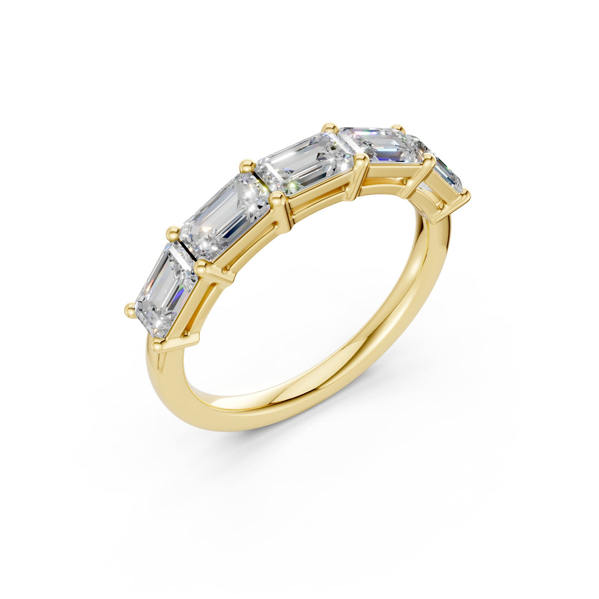 The Fifth Avenue Five — Emerald Cut Band (2ct TW)