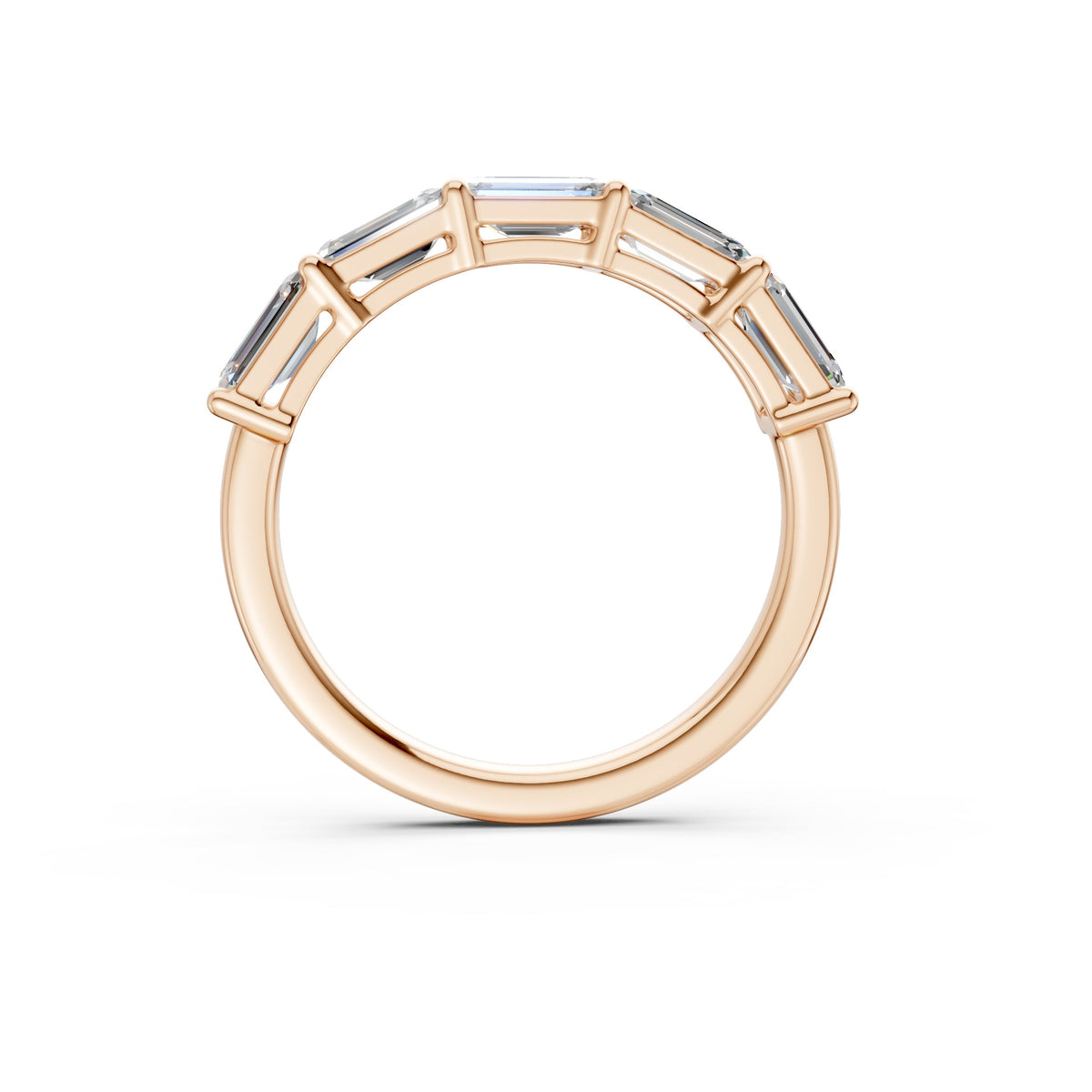 The Fifth Avenue Five — Emerald Cut Band (2ct TW)