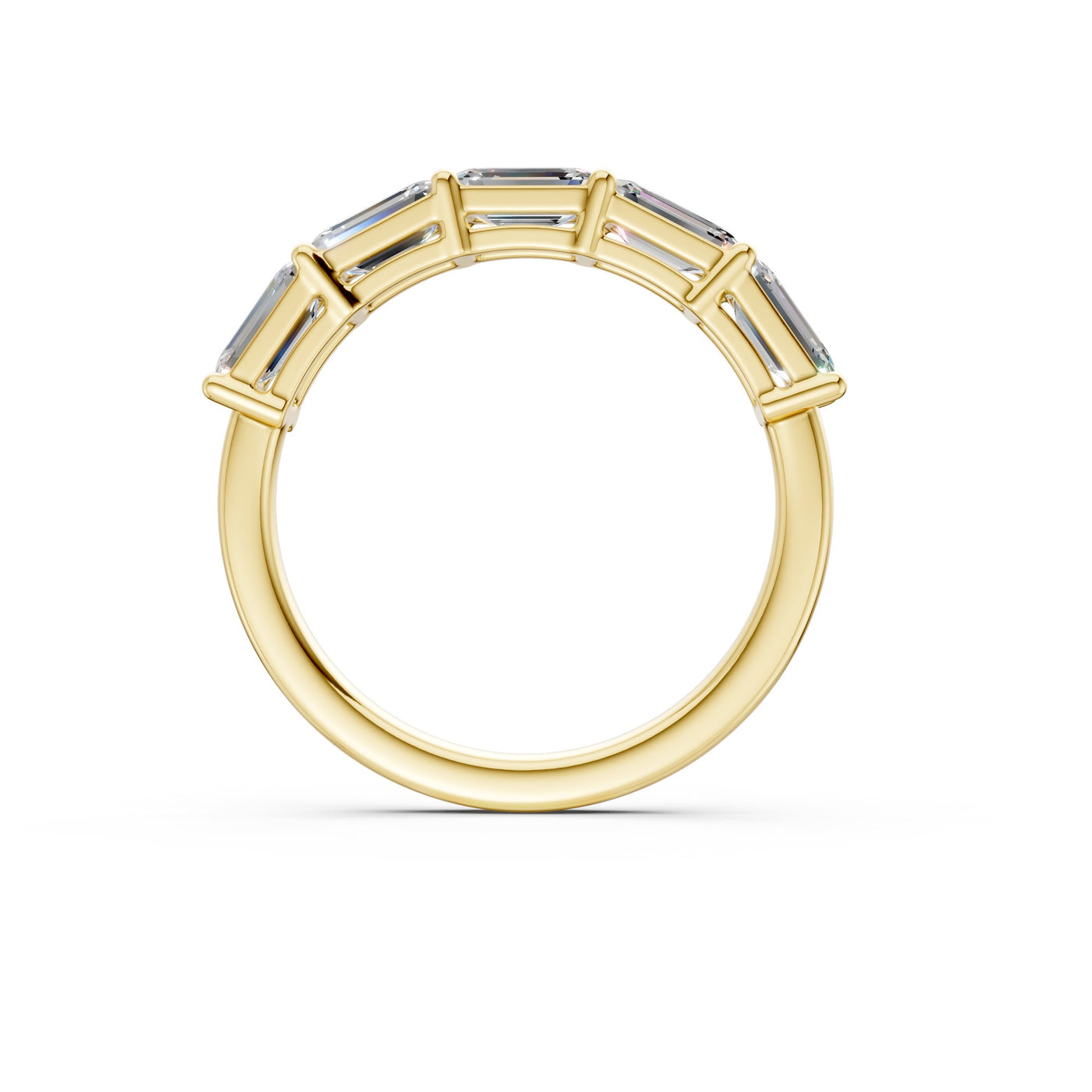 The Fifth Avenue Five — Emerald Cut Band (2ct TW)