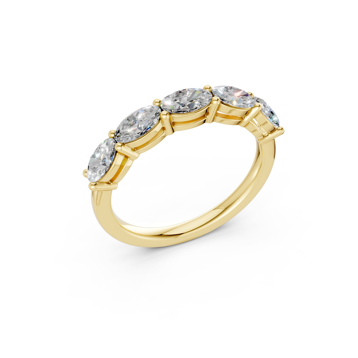 The Fifth Avenue Five — Oval Cut Band (2ct TW)