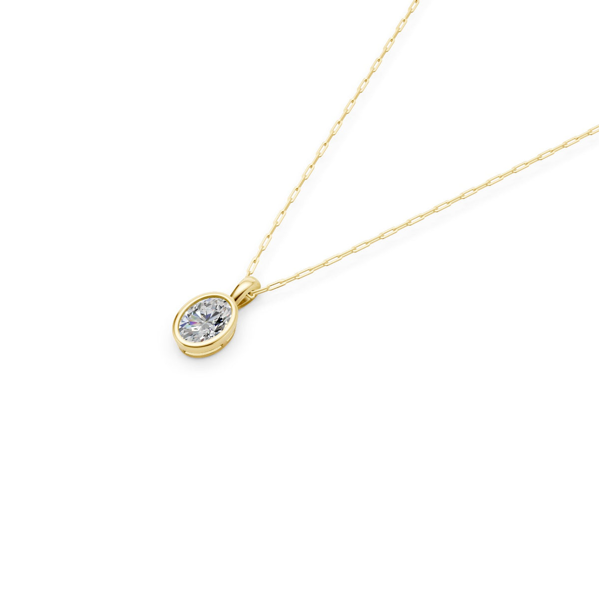 Solane Oval Bezel Pendant