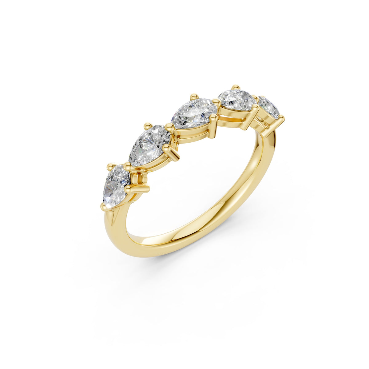 The Fifth Avenue Five — Pear Cut Band (2ct TW)
