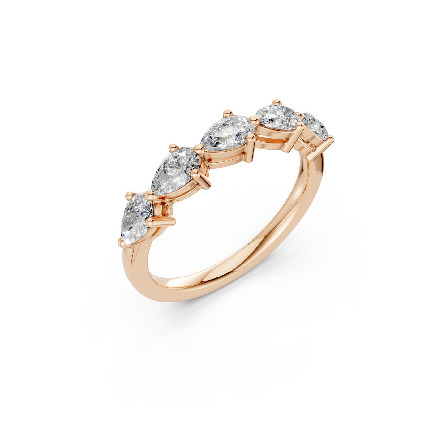 The Fifth Avenue Five — Pear Cut Band (2ct TW)