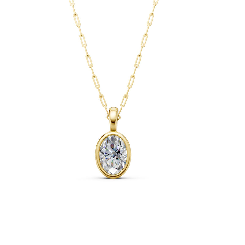 Solane Oval Bezel Pendant