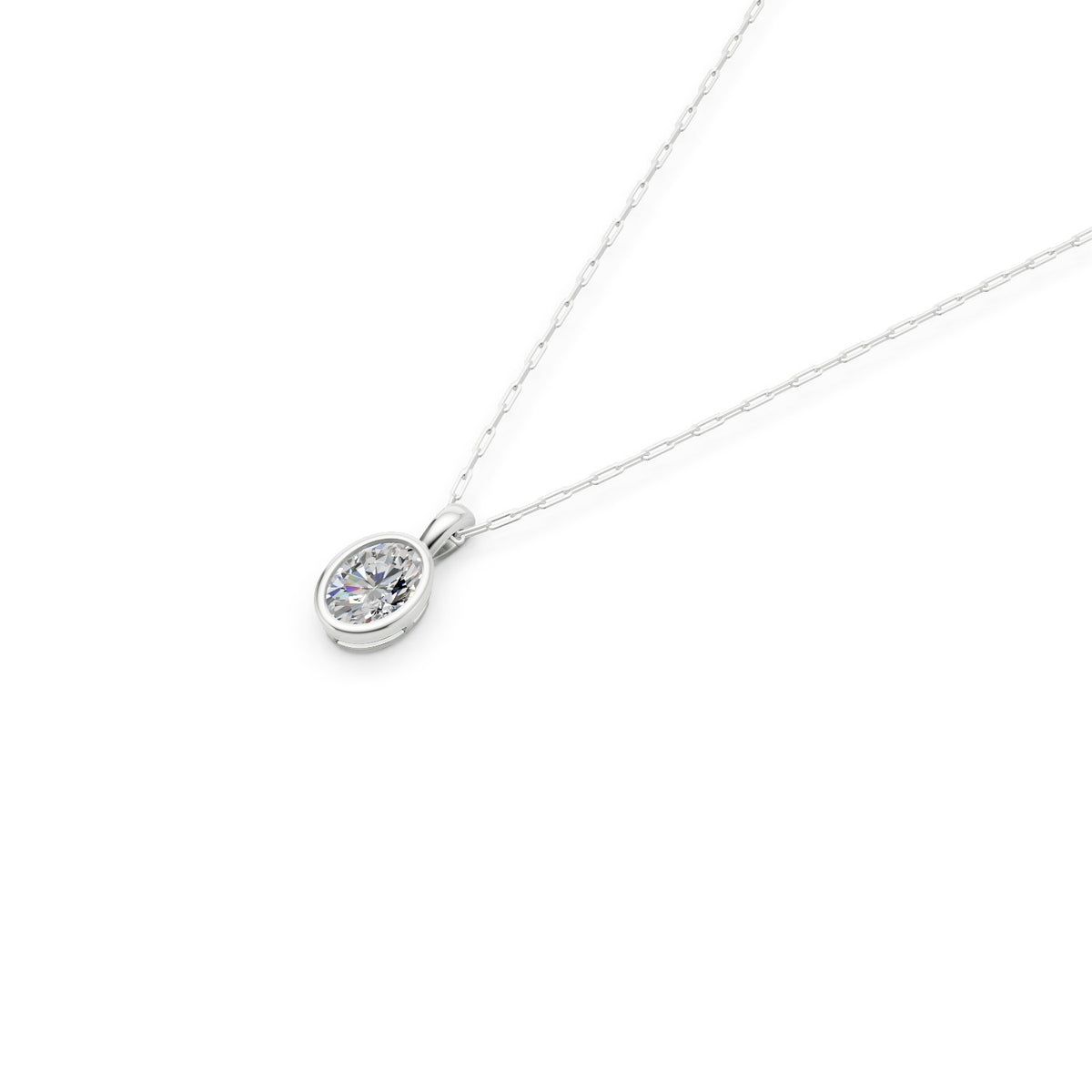 Solane Oval Bezel Pendant