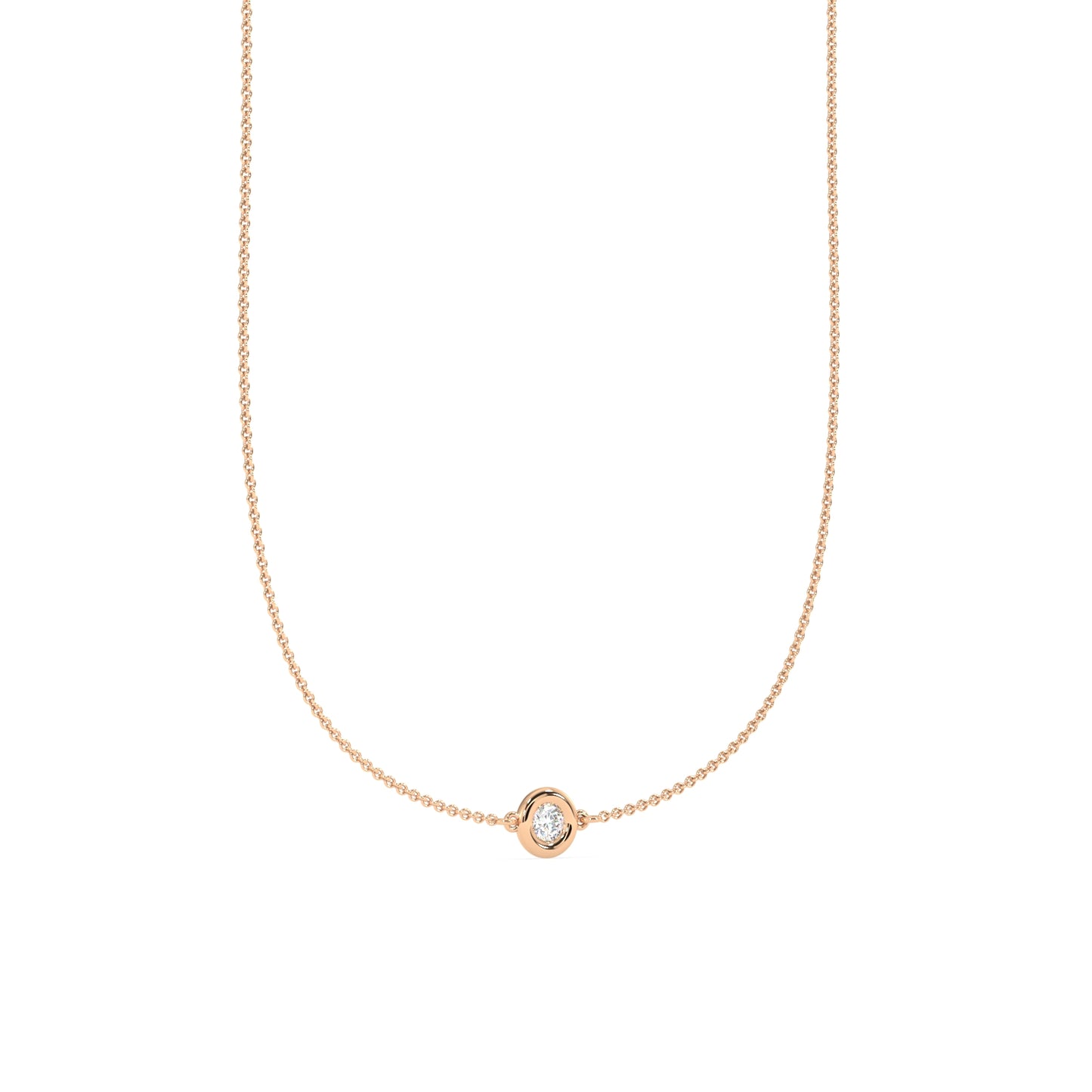 Tranquil Diamond  Necklace