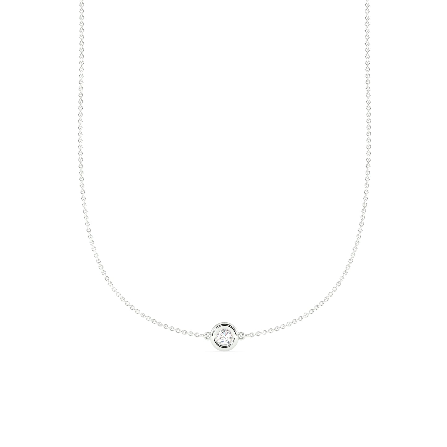 Tranquil Diamond  Necklace