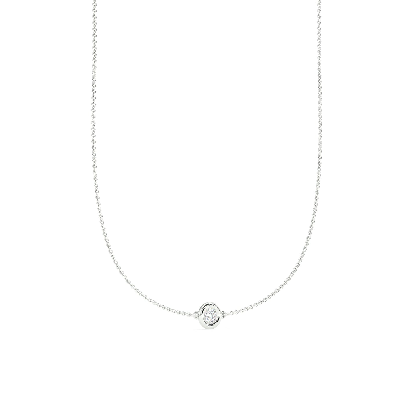 Tranquil Diamond  Necklace