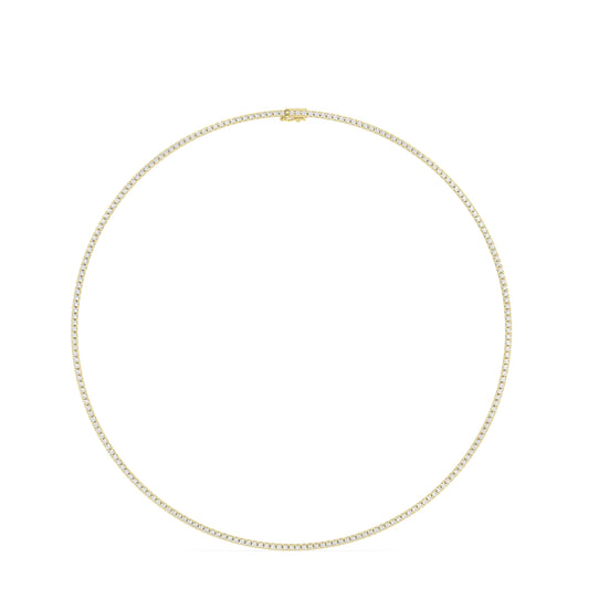 Modern Classic Tennis Necklace