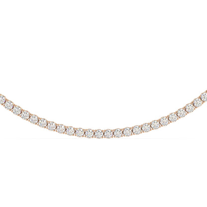 Modern Classic Tennis Necklace