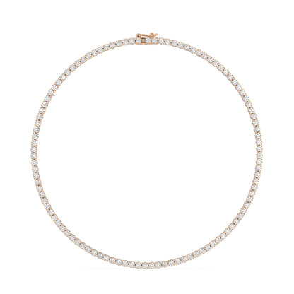 Modern Classic Tennis Necklace