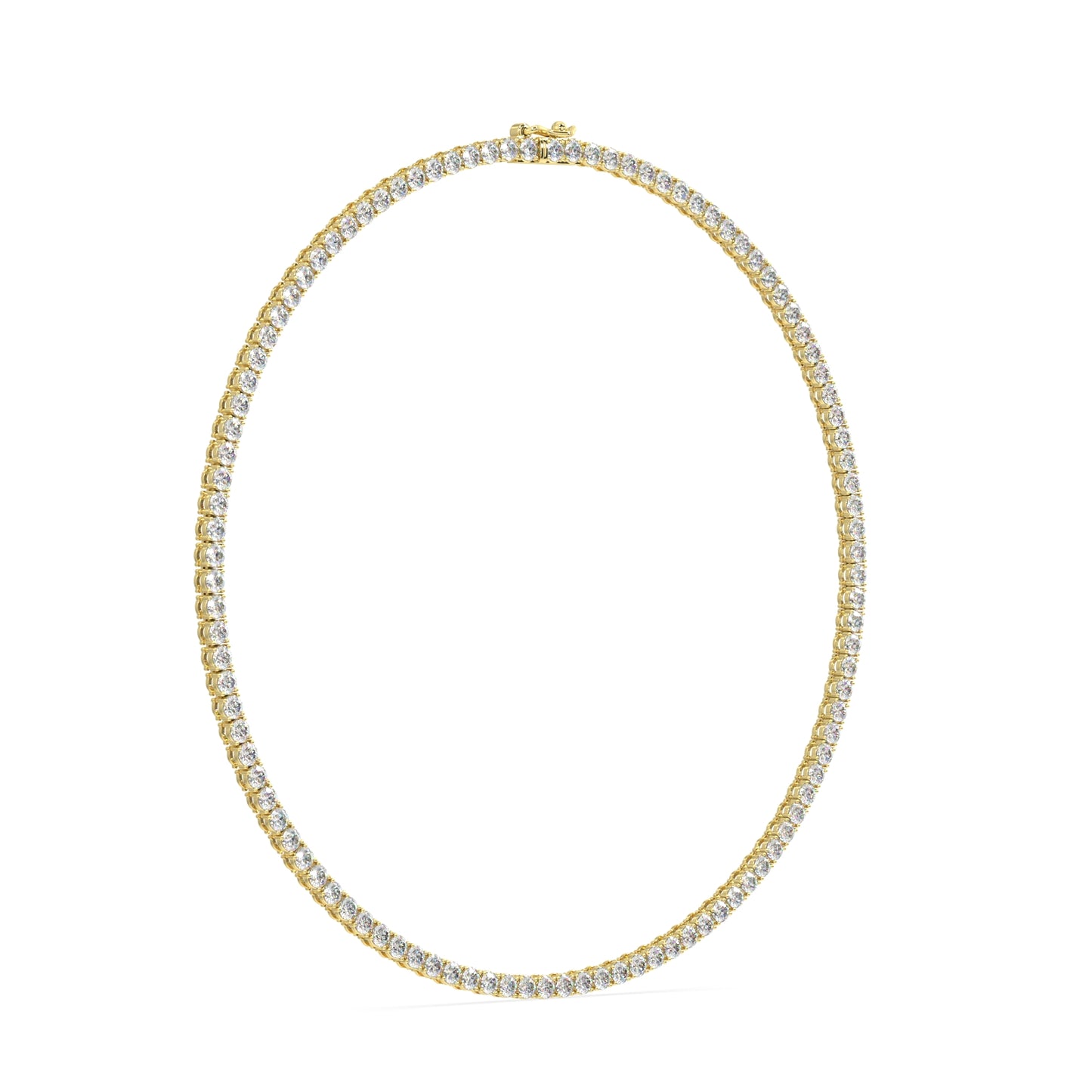 Modern Classic Tennis Necklace