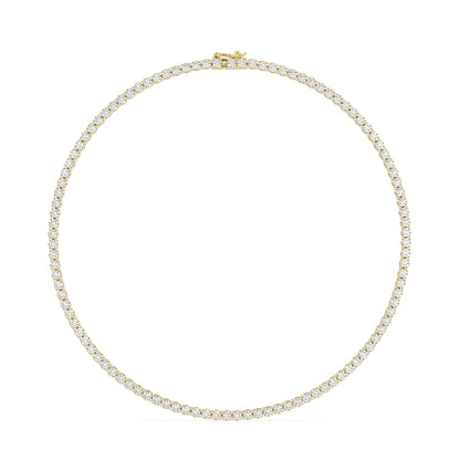 Modern Classic Tennis Necklace