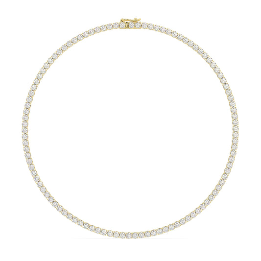 Modern Classic Tennis Necklace