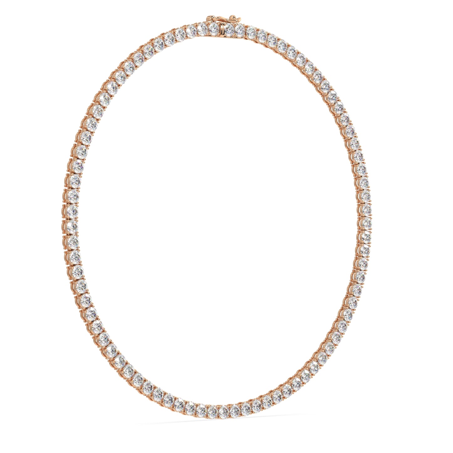 Modern Classic Tennis Necklace