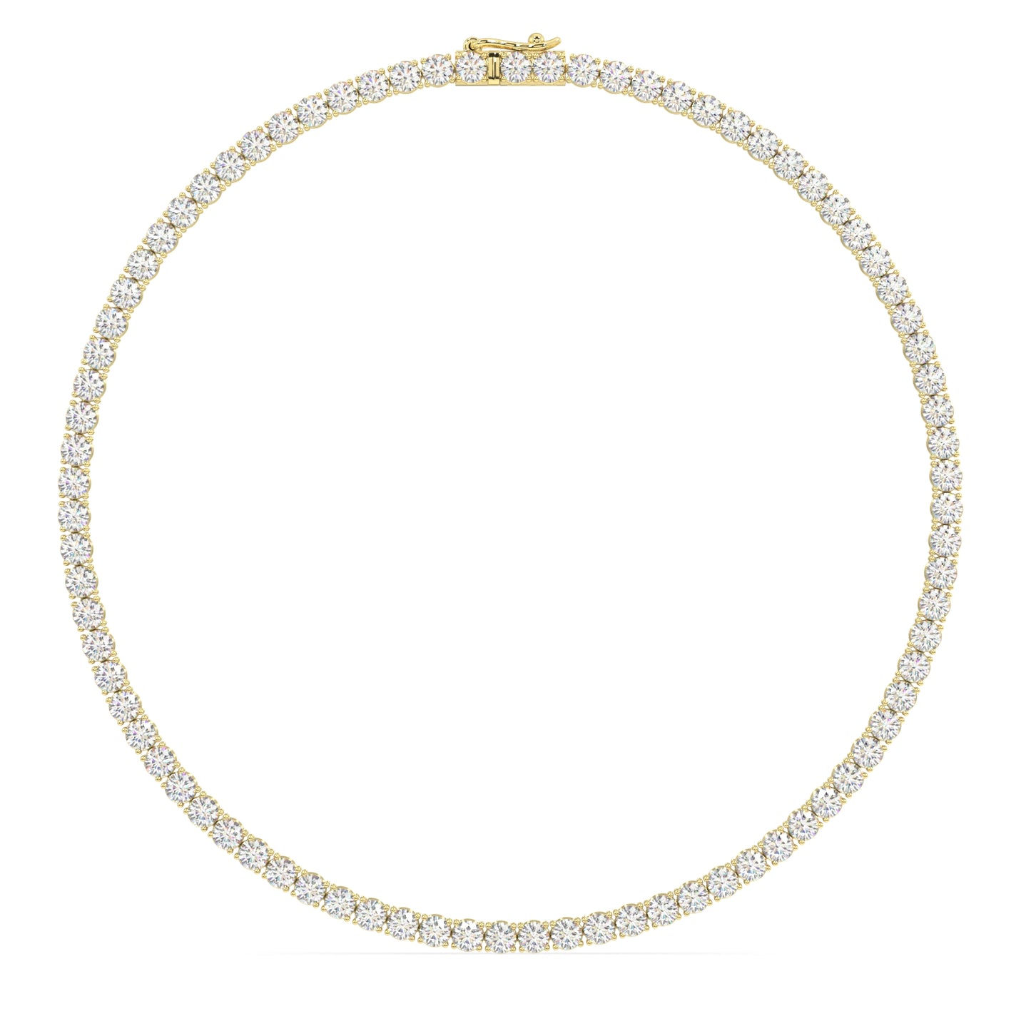 Modern Classic Tennis Necklace