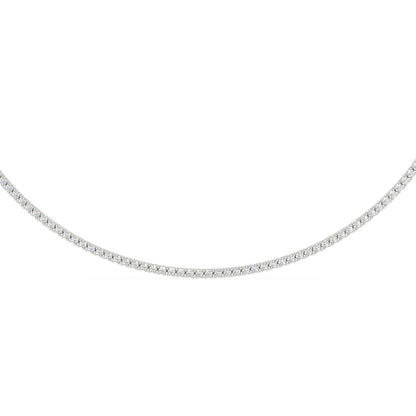 Modern Classic Tennis Necklace