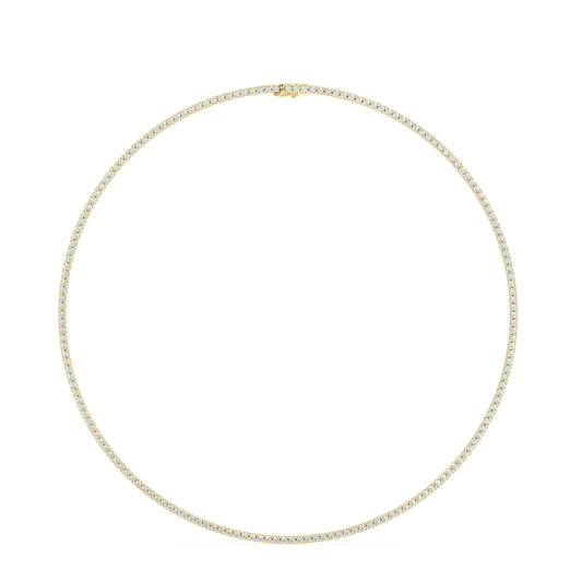 Modern Classic Tennis Necklace