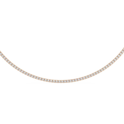 Modern Classic Tennis Necklace