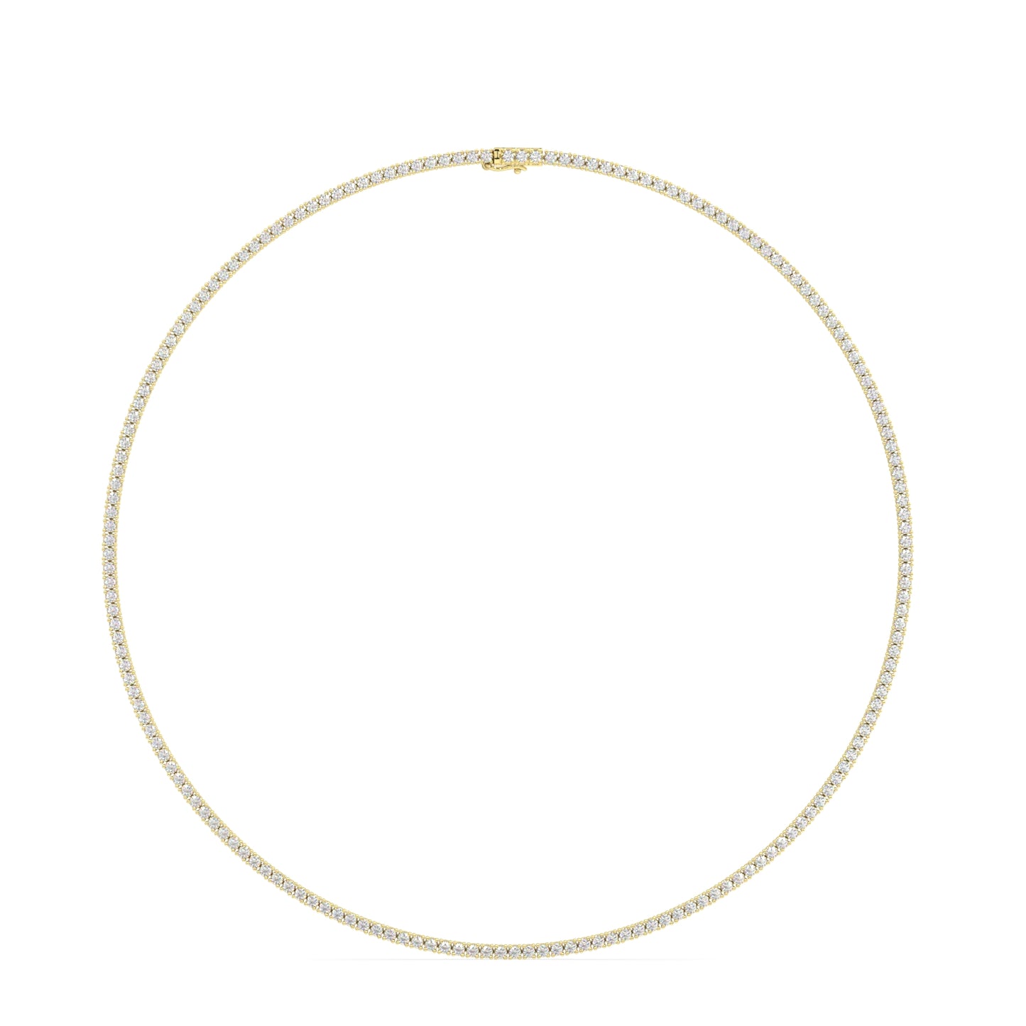 Modern Classic Tennis Necklace