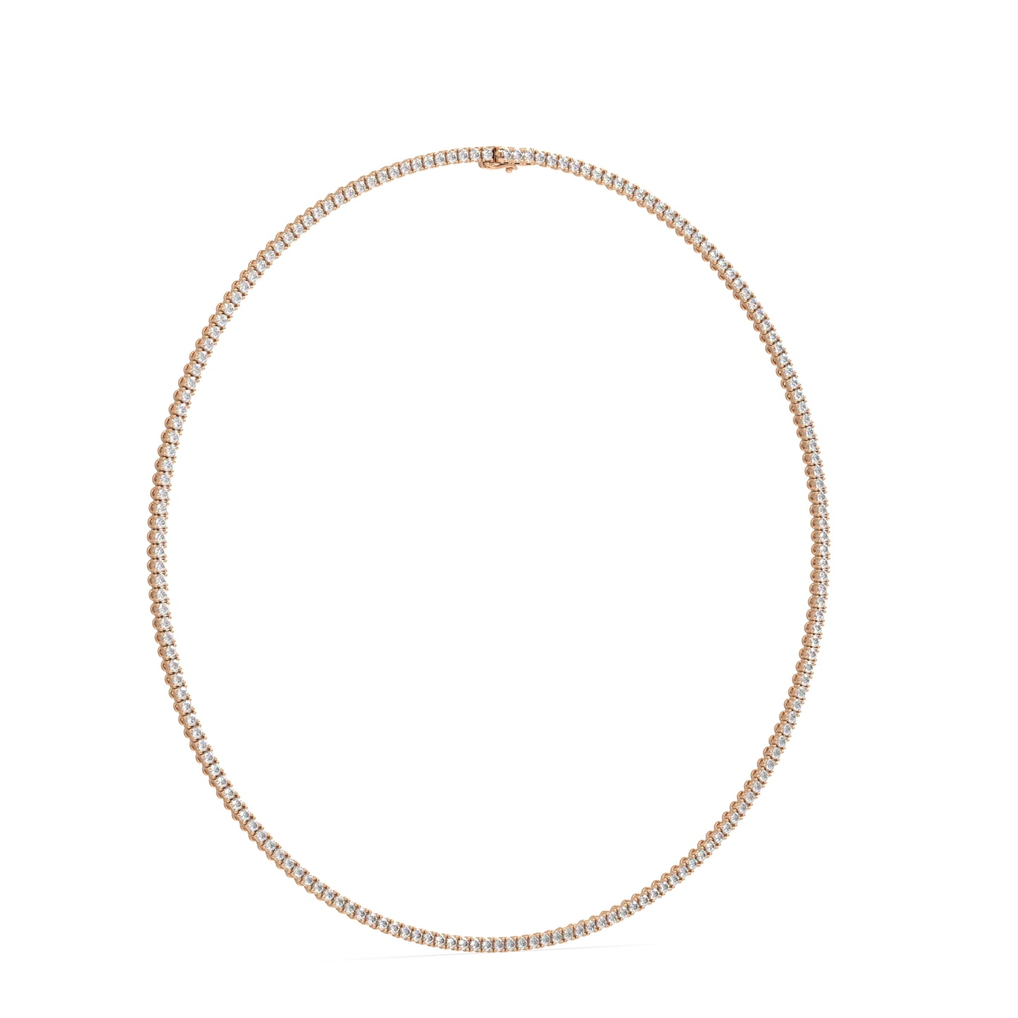 Modern Classic Tennis Necklace