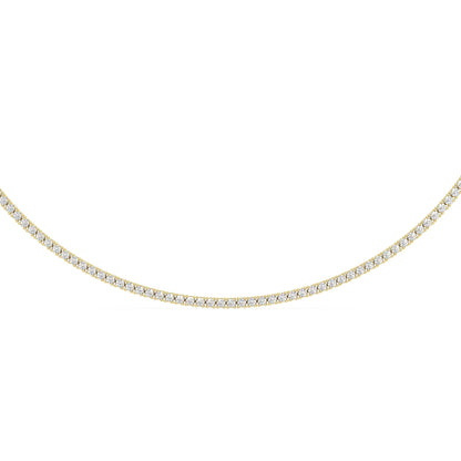 Modern Classic Tennis Necklace