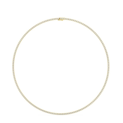 Modern Classic Tennis Necklace