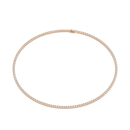 Modern Classic Tennis Necklace