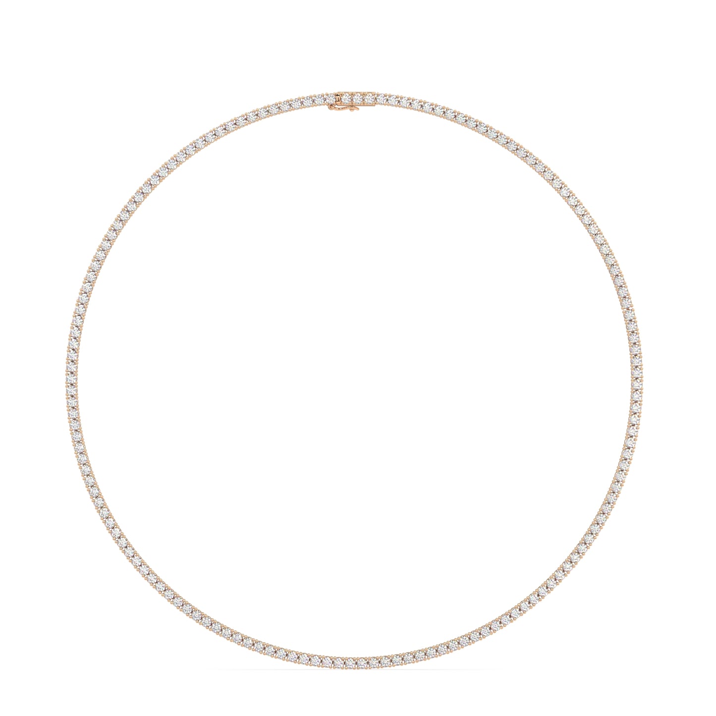 Modern Classic Tennis Necklace