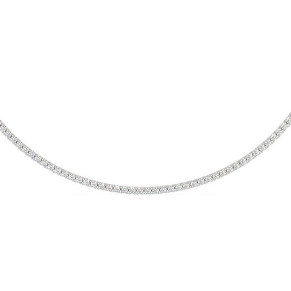 Modern Classic Tennis Necklace